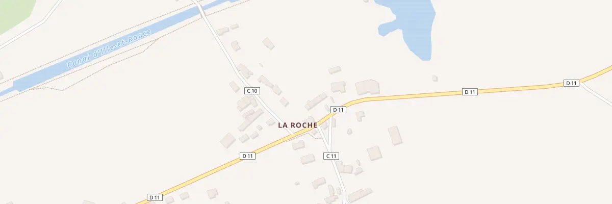 Plan du 19 La Roche à Trévérien