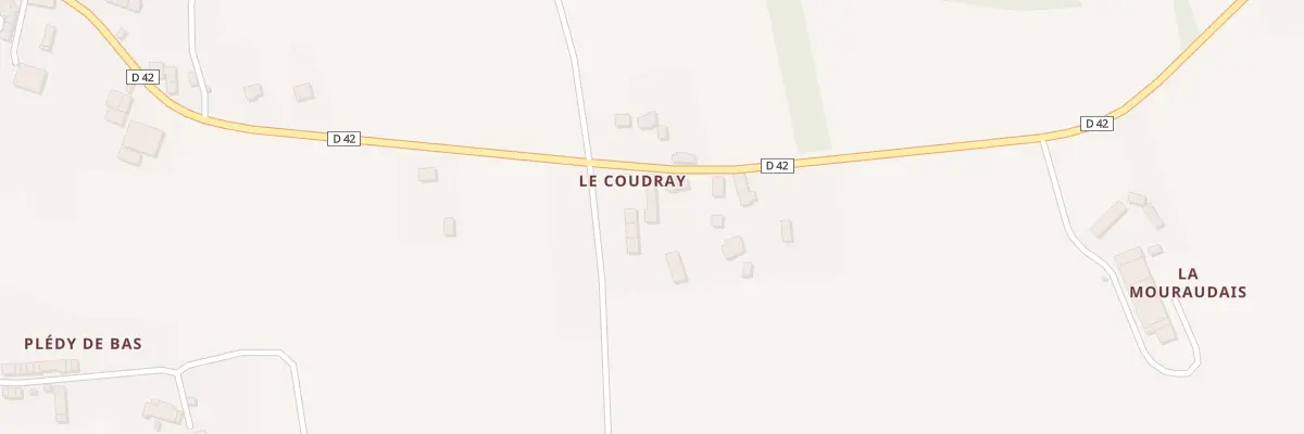 Plan du 12 Le Coudray à La Chapelle-Bouëxic