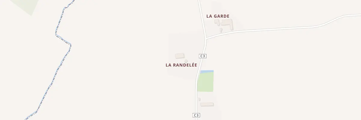 Plan du 5100 La Rondelais à La Baussaine