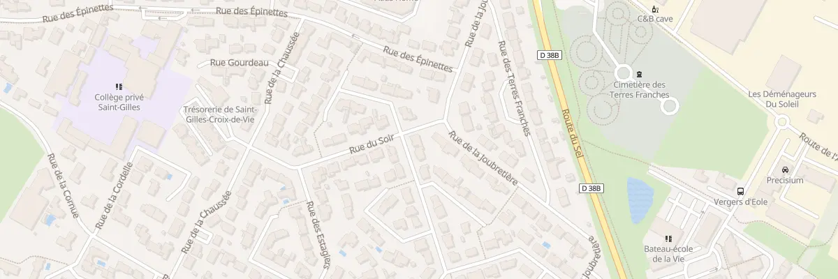Plan du 1 Rue des buttes à Saint-Gilles-Croix-de-Vie