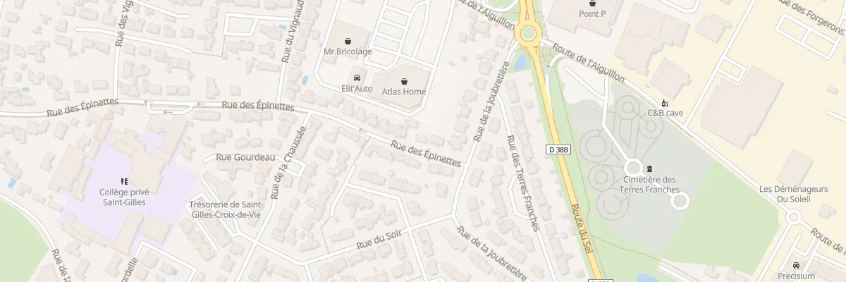 Plan du 91 Rue des épinettes à Saint-Gilles-Croix-de-Vie