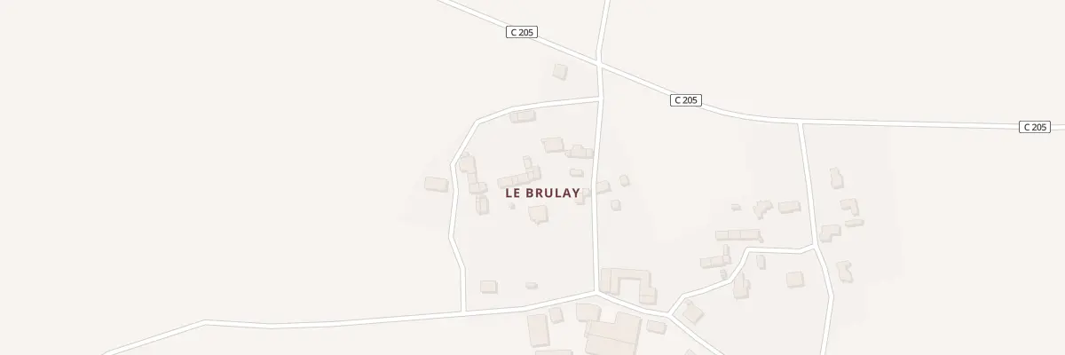 Plan du 44 Le Brulay à La Chapelle-Bouëxic
