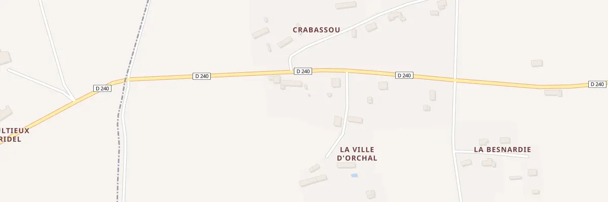 Plan du 10 Crabassou à Talensac