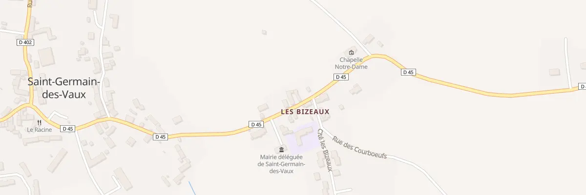 Plan du 18 Rue Les Bizeaux St Germain Vx à La Hague