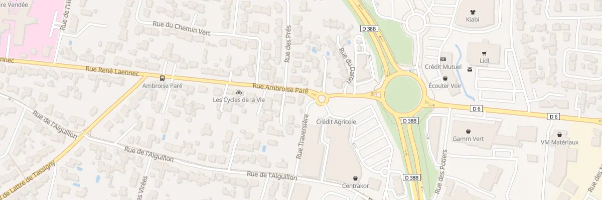 Plan du 32 Rue ambroise paré à Saint-Gilles-Croix-de-Vie