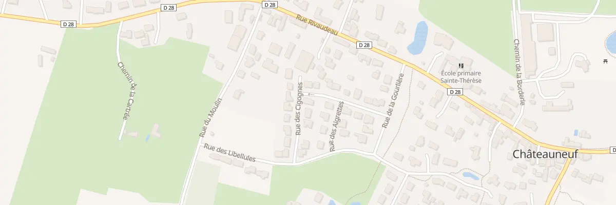 Plan du 12 Rue des Cigognes à Châteauneuf