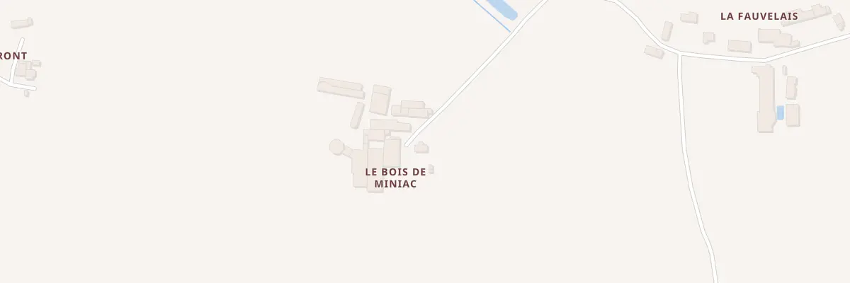 Plan du 12 Le Bois de Miniac à Miniac-sous-Bécherel
