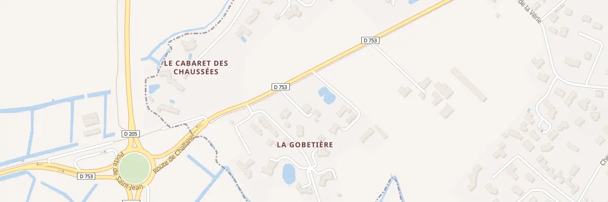 Plan du 295 Rte de Saint-jean de Monts à Challans