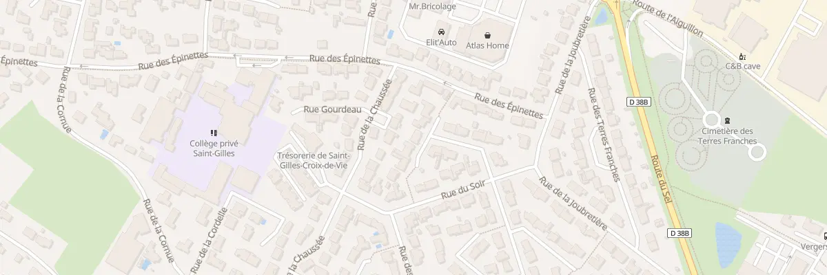 Plan du 15 Rue des abotteaux à Saint-Gilles-Croix-de-Vie