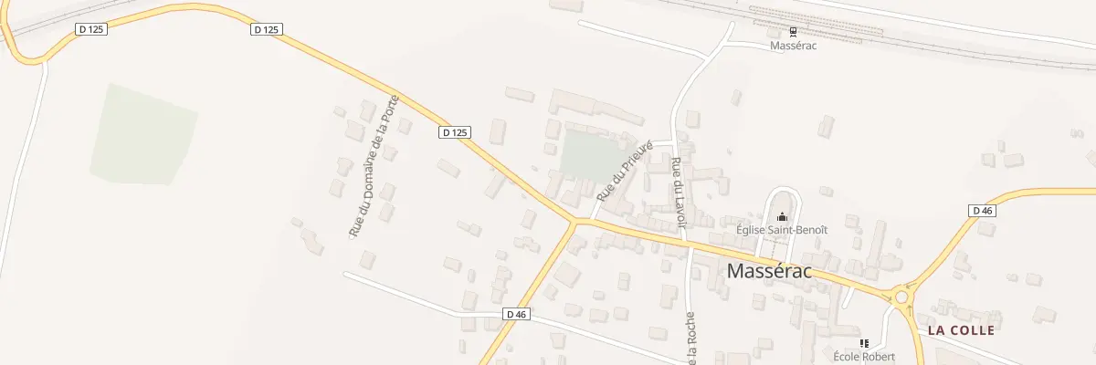 Plan du 4 Rue des Marais de Vilaine à Massérac