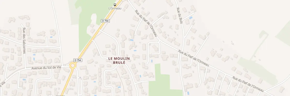 Plan du 10B Rue du fief de l’ormeau au Fenouiller