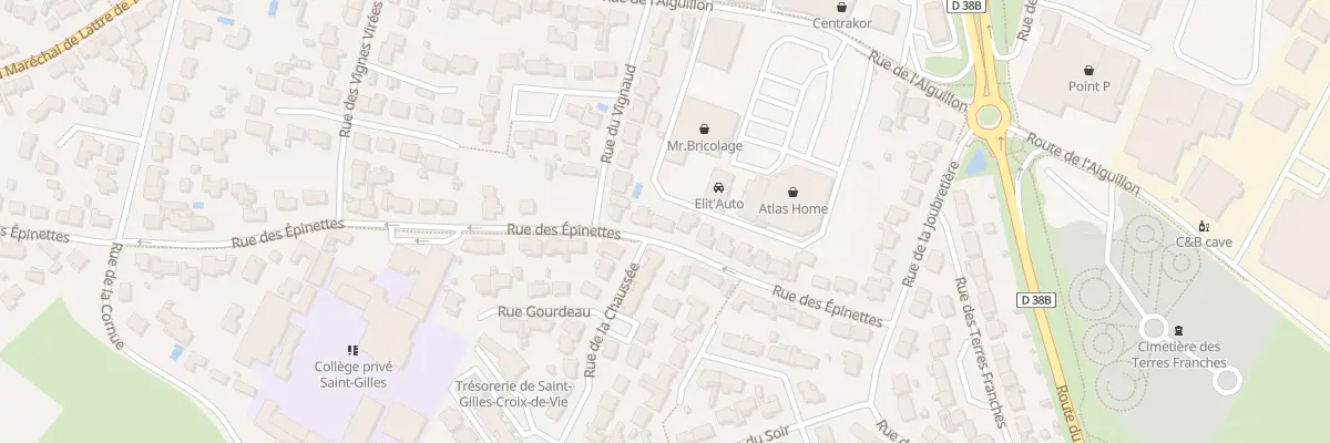 Plan du 75 Rue des épinettes à Saint-Gilles-Croix-de-Vie