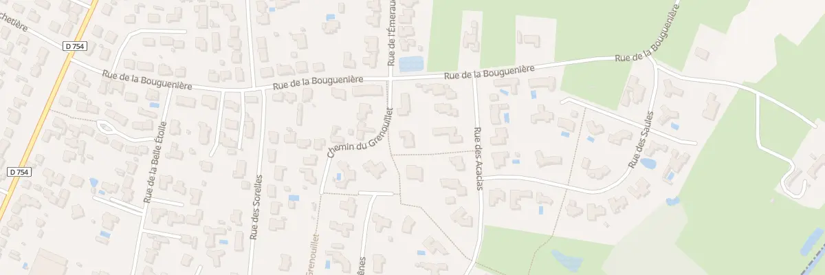 Plan du 3 Che du GRENOUILLET au Fenouiller