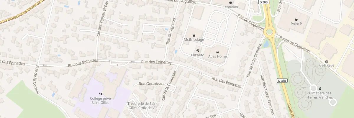 Plan du 73 Rue des épinettes à Saint-Gilles-Croix-de-Vie