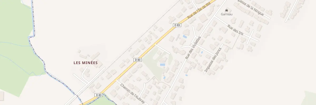 Plan du 33 Rue de l’Ile de Rie à Notre-Dame-de-Riez