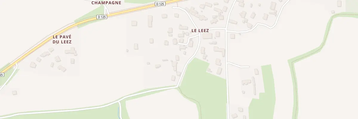 Plan du 5760 Le Leez à Breteil