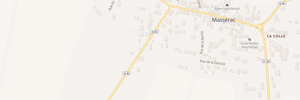 Plan du 5 Rue de la Vallée du Don à Massérac