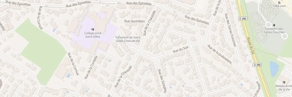 Plan du 1 Rue des estagiers à Saint-Gilles-Croix-de-Vie