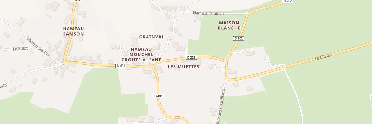 Plan du 2 Les Muettes Jobourg à La Hague