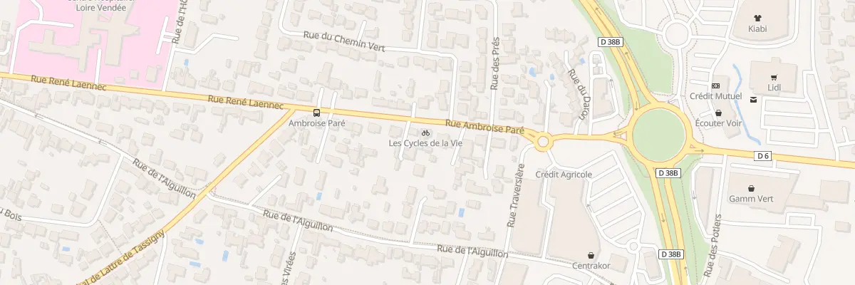 Plan du 20 Rue ambroise paré à Saint-Gilles-Croix-de-Vie