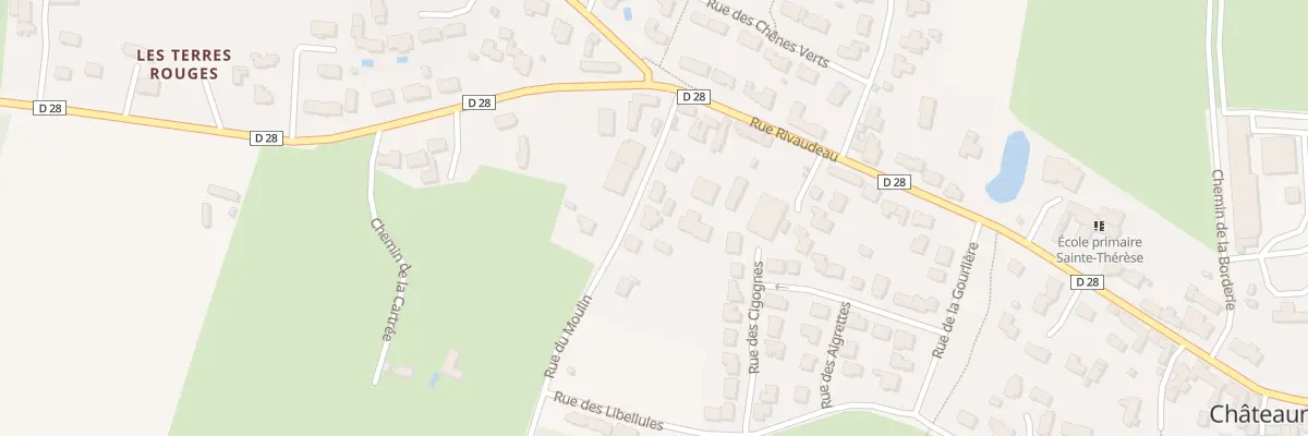 Plan du 7 Rue du moulin à Châteauneuf