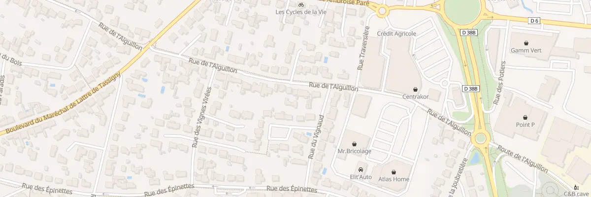 Plan du 74 Rue de l’aiguillon à Saint-Gilles-Croix-de-Vie