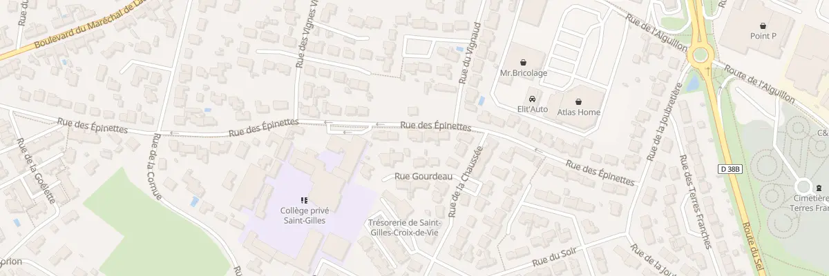 Plan du 42 Rue des épinettes à Saint-Gilles-Croix-de-Vie