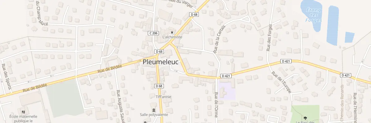 Plan du 12 Pl de l’Eglise à Pleumeleuc