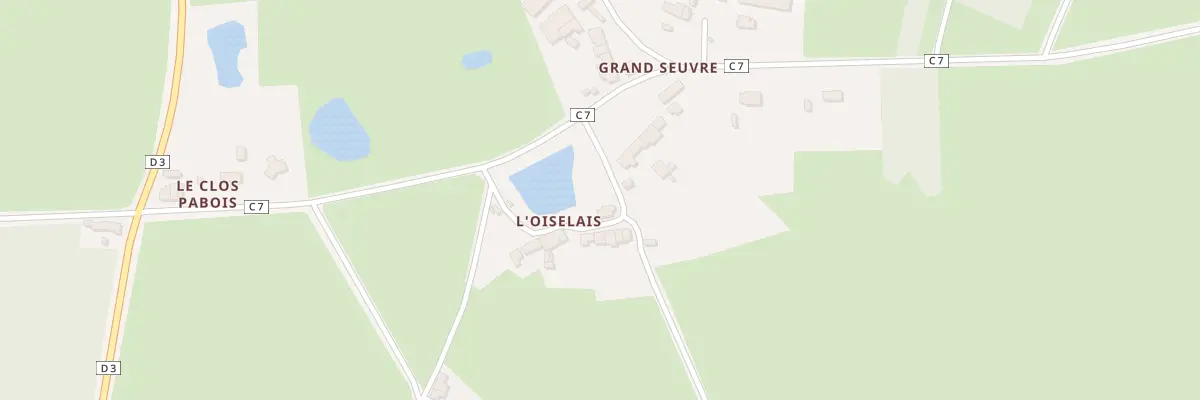 Plan du 1 L’Oiselais à Quilly