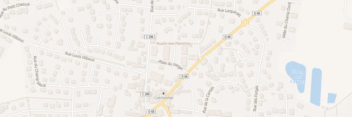 Plan du 2 All du Verger à Pleumeleuc