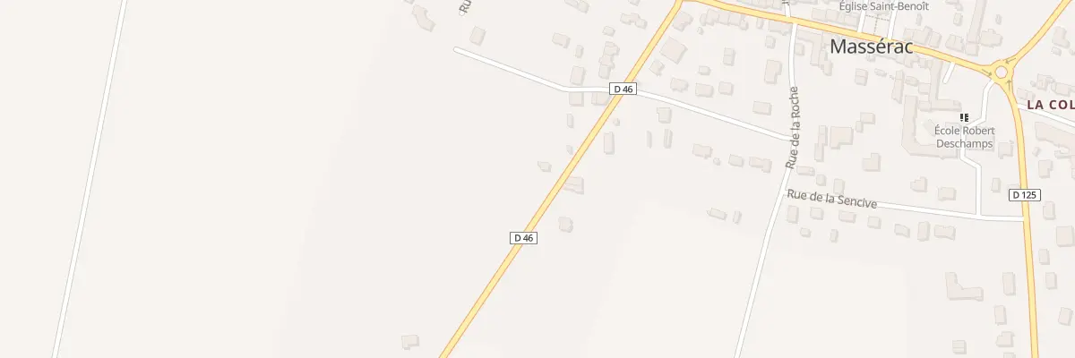 Plan du 12 Rue de la Vallée du Don à Massérac