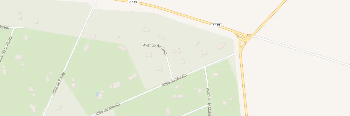 Plan du 2 Av de Quilly Dom de Carheil à Plessé