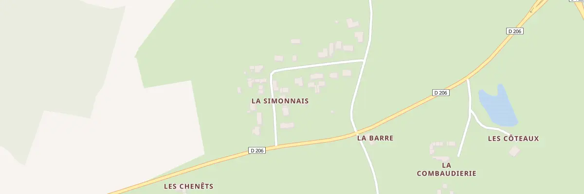 Plan du 14 La Simonais à Vue