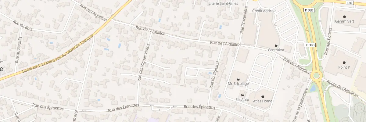 Plan du 10 Rue du hameau du vignaud à Saint-Gilles-Croix-de-Vie