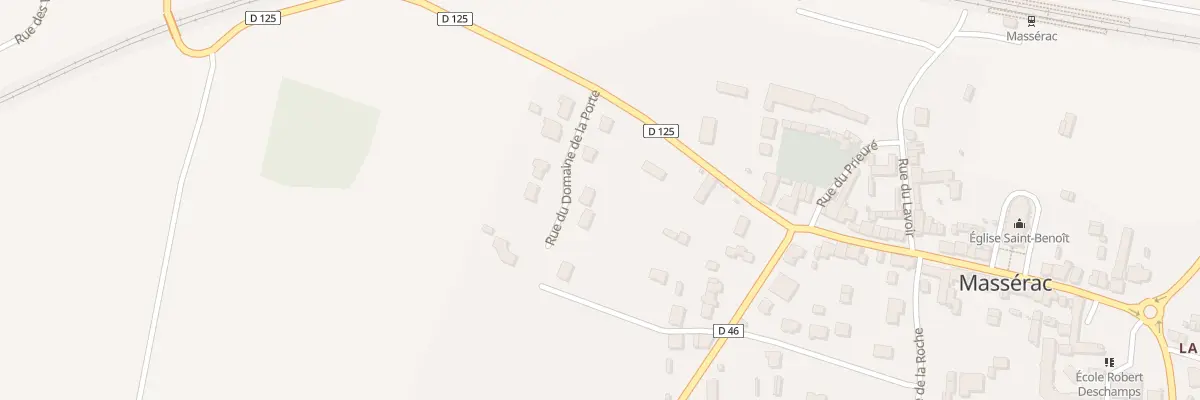 Plan du 5 Rue du Domaine de la Porte à Massérac
