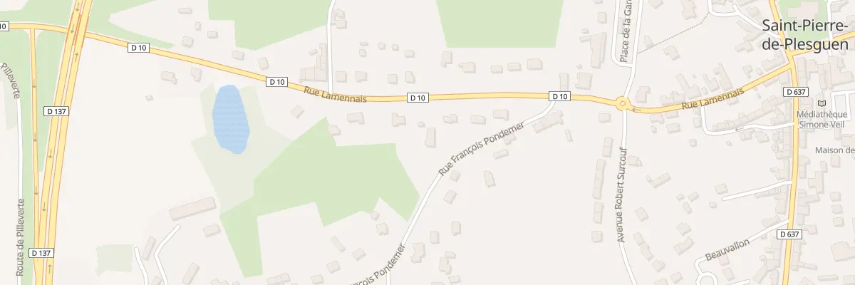 Plan du 29 Rue Lamennais à Mesnil-Roc’h