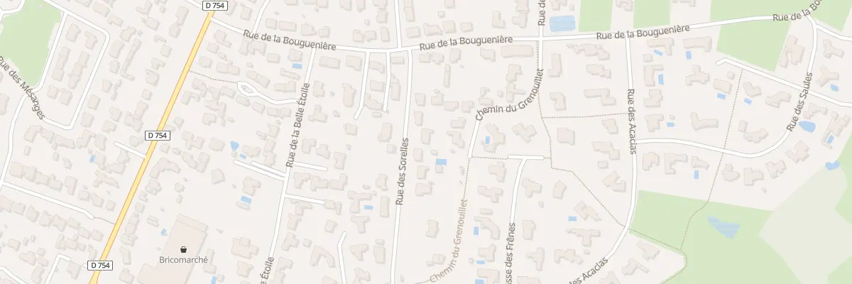 Plan du 25 Rue des sorelles au Fenouiller