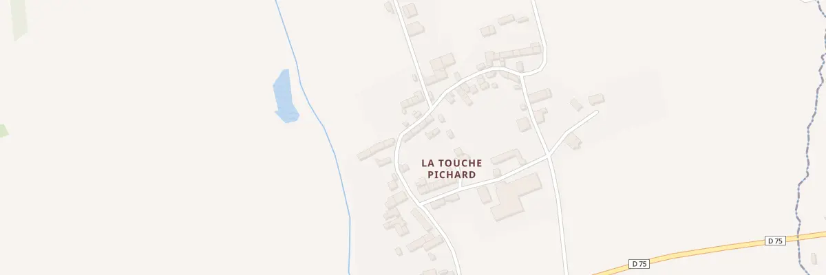 Plan du 5246 La Touche Pichard à Plesder