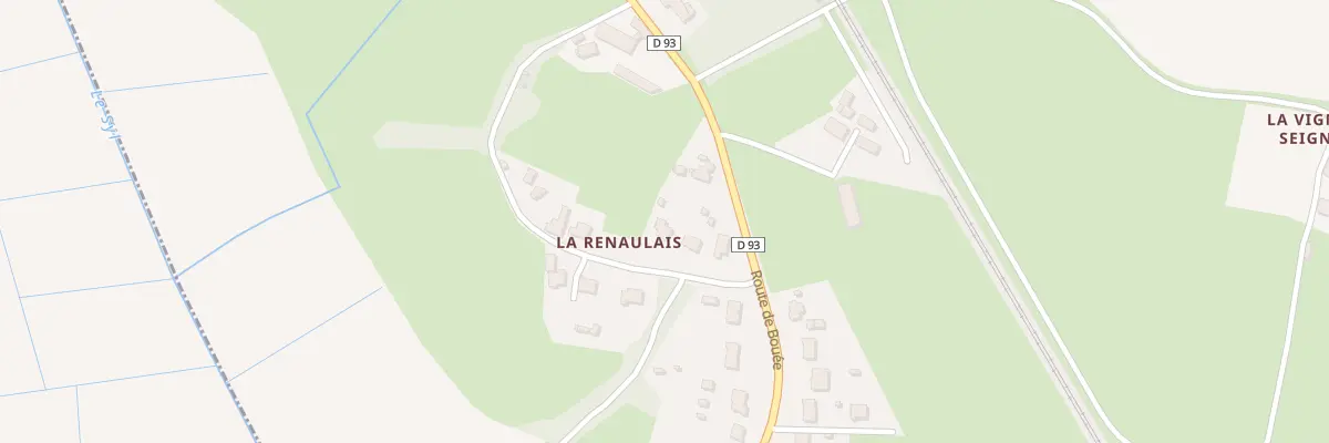Plan du 9 La Renaulais à Savenay