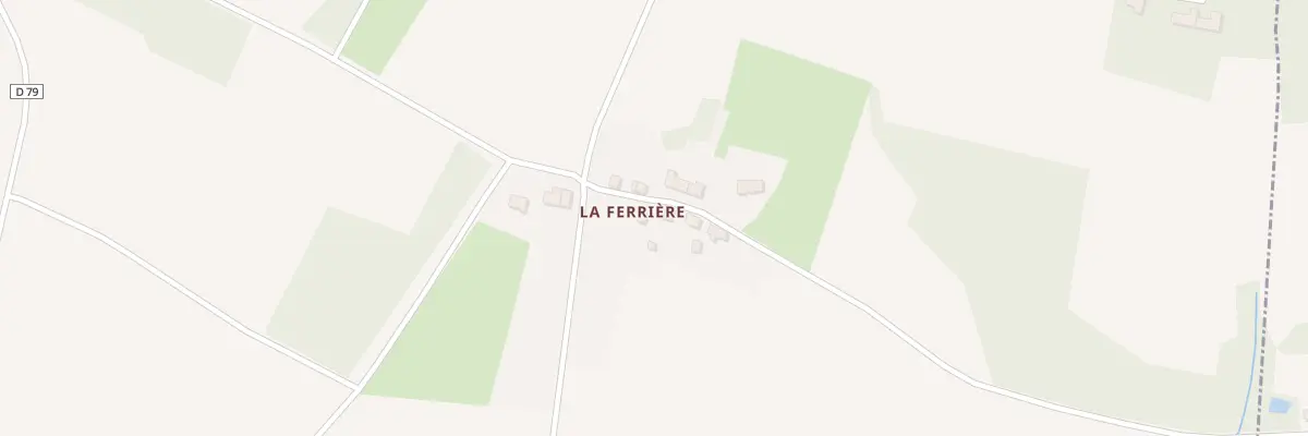 Plan du 8 La Ferriere à Plesder