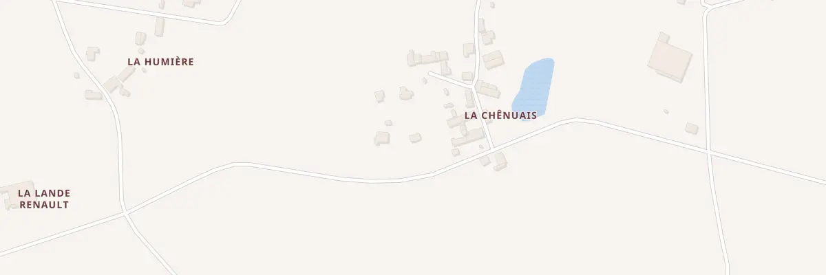 Plan du 5876 La Chênuais à Baulon