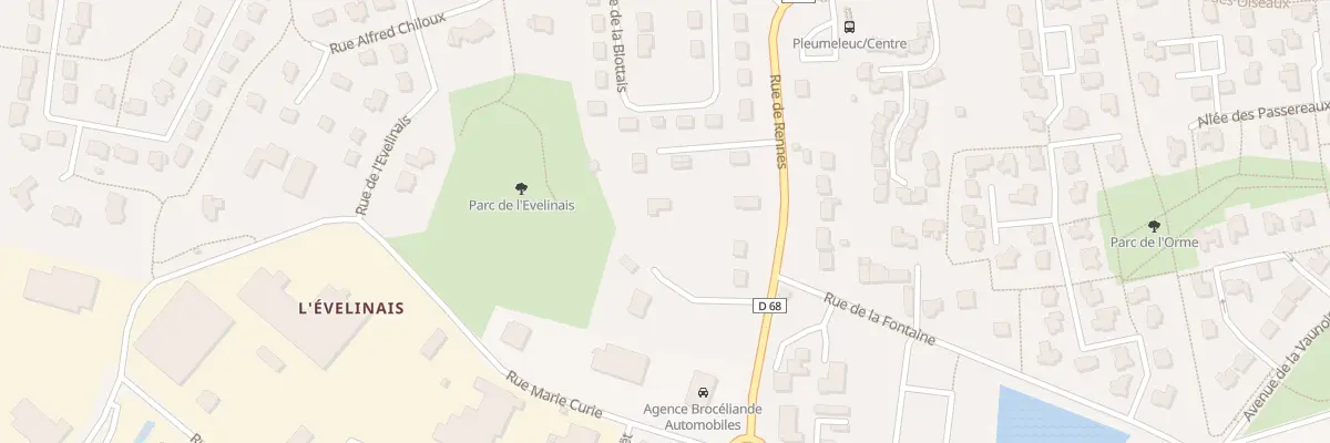 Plan du 28 Rue de Rennes à Pleumeleuc