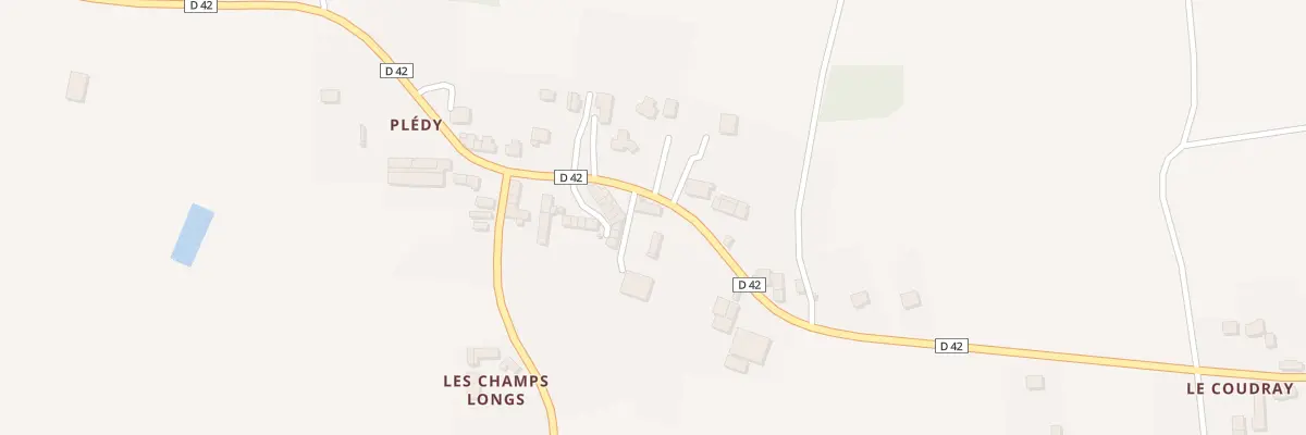Plan du 44 Plédy à La Chapelle-Bouëxic
