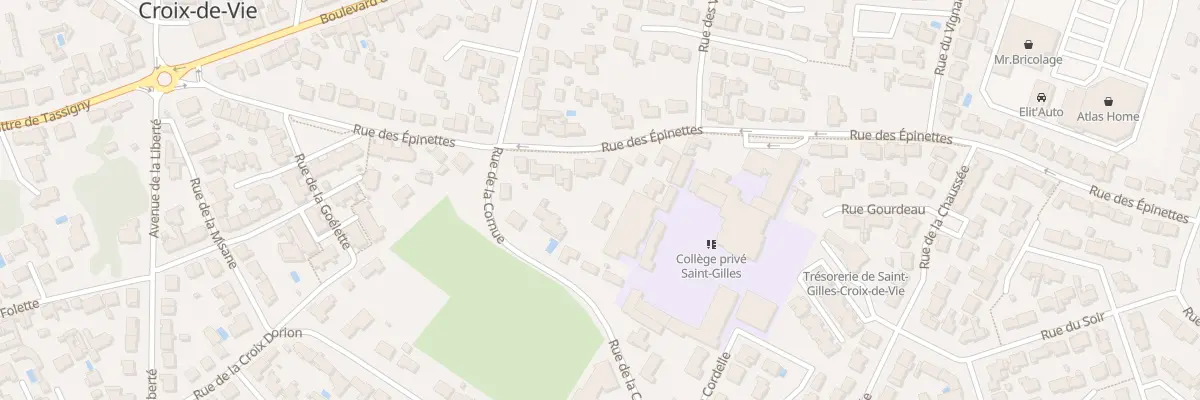 Plan du 28B Rue des épinettes à Saint-Gilles-Croix-de-Vie