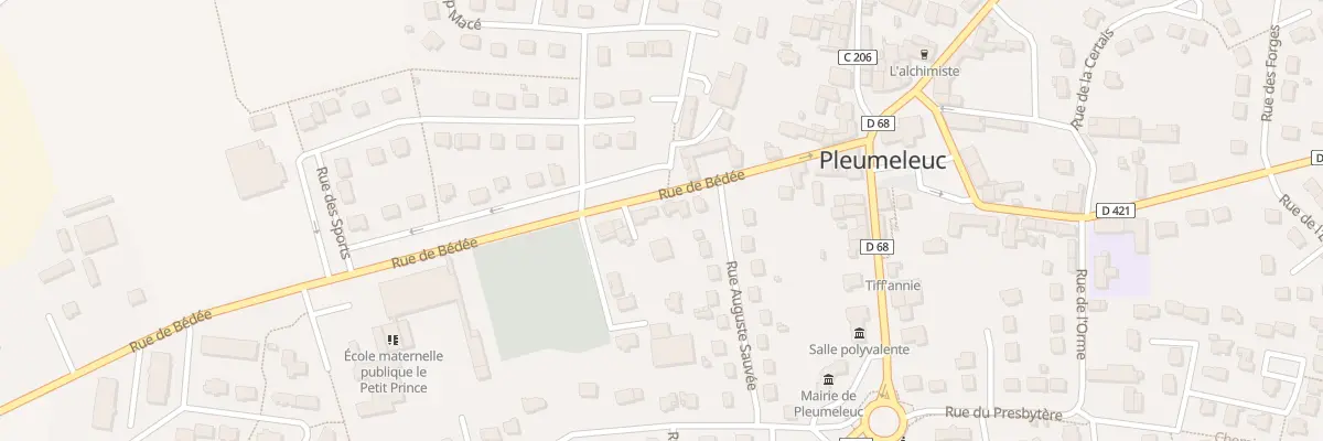 Plan du 9 Rue de Bédée à Pleumeleuc