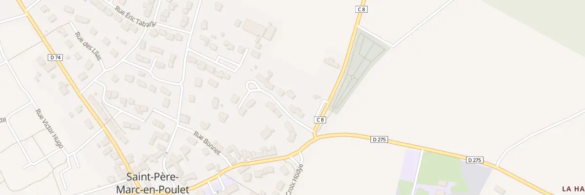 Plan du 6 Rue de Bellevue à Saint-Père-Marc-en-Poulet