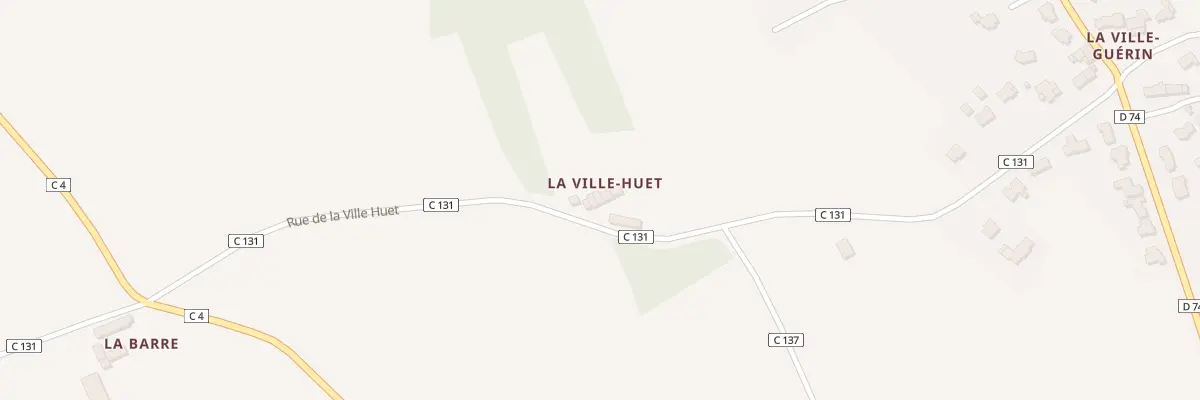 Plan du 5800 La Ville Huet à Saint-Coulomb