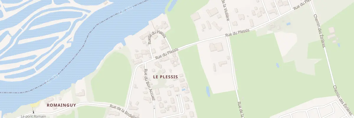 Plan du 1575 Rue du plessis au Fenouiller
