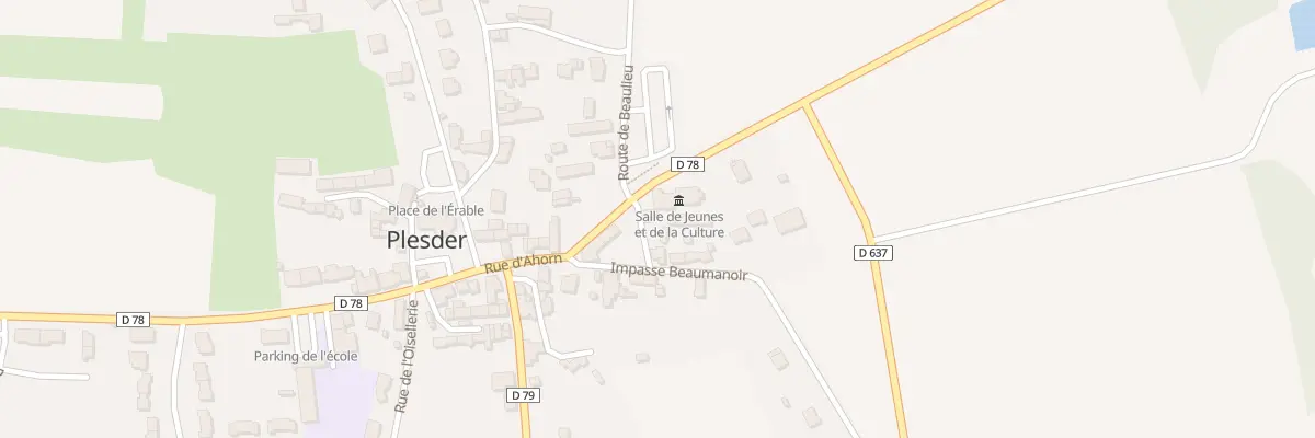Plan du 5116 Le Bourg à Plesder