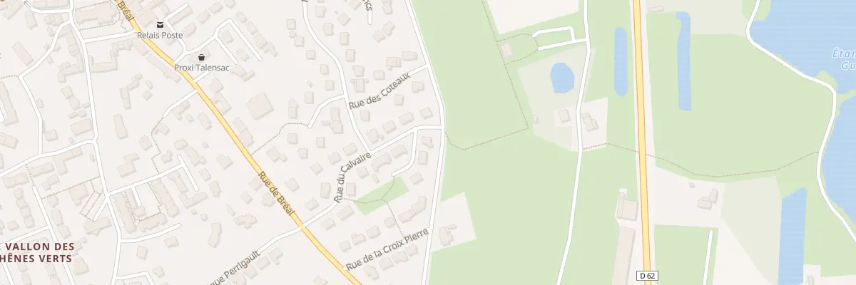 Plan du 2 Imp du Domaine à Talensac